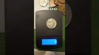 #1964 #Nickel #coins #nickelcoins #weight so officially what's the weight of the 1964?