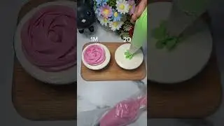1M nozzle । 2D nozzle । cake decoration । cake idea #cake #shorts #cakedecoration #subscribe #2025