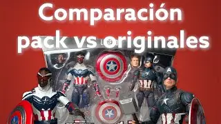 COMPARACIÓN TWO PACK CAPITAN AMERICA, VALE LA PENA? 🤔 - Marvel Legends