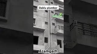 Fittings complete drain pipe fitting  #dabluplumberazamgarh