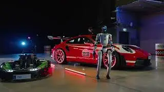 Power X Future: Hyper Car vs. Humanoid Robot in Go Kart
