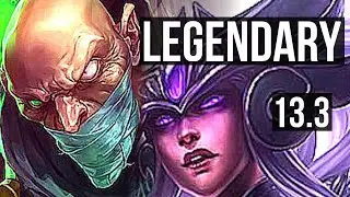SINGED vs SYNDRA (MID) | 10/0/8, 1400+ games, Legendary, 900K mastery | KR Master | 13.3
