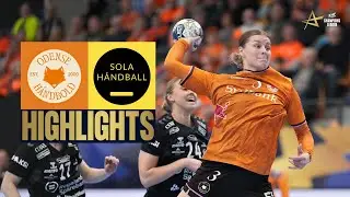 Odense H&aring;ndbold 🆚 Sola HK | Highlights | EHF Champions League Women 2025/26