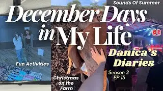 VLOG  ࣪𖤐 December Days in my Life | Christmas, Sounds Of Summer & Happy New Year! 