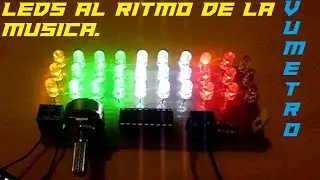 Vumetro al ritmo de la música (en baquelita)