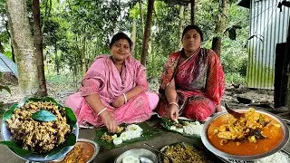 CHICKEN ROAST | Big Chicken Pieces Cooking & Eating In Village | Delicious Chicken Recipe In Village