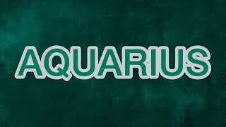 AQUARIUS JAN♒️THIS PERSON WILL HAVE CLEAR COMMUNICATION WITH YOU AQUARIUS🔮✨TAROT READING🔮✨BONUS💚💫