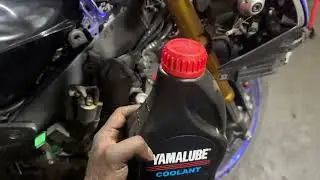 R15 besic service coolant,engine oil,filter change|| #yamaha #automobile #motorcycle 