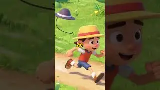 Manka and the playful wind #animation #cute