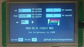 Control a DWIN/DGUS HMI with Arduino Nano &mdash; DWIN Unified Library Demo
