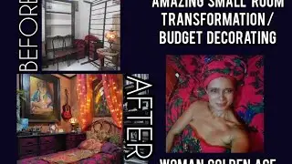 AMAZING SMALL ROOM TRANSFORMATION / BUDGET DECORATING / DRAPE FASHION