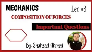 Composition of forces by Shahzad Ahmed. #mechanics #bsmaths #ads #punjabuniversity #alluniversity