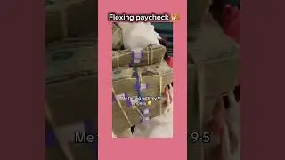 Flexing one week paycheck like 💰 #money #flex