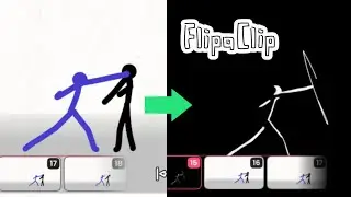 Combo with impact frame tutorial animation in Flipaclip 
