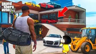Shinchan & Franklin Discover Hidden Garage on Franklin's Terrace in GTA 5!