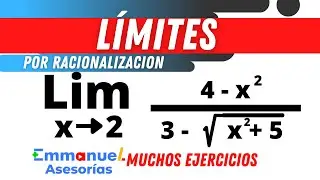 Limits by RATIONALIZATION and FACTORIZATION.