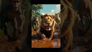 Learning from the arrogant lion | Moral story of the jungle in Hindi | Powerful lion lesson story...