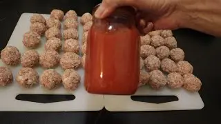 Large Batch of Meatballs Makes For Quick freezer Meals