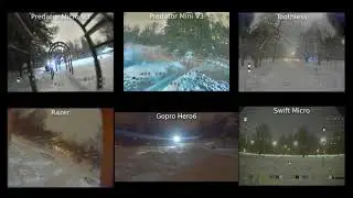 Ночной тест FPV камер: Foxeer Tootheless, Razer, Predator и Runcam Swift Micro.