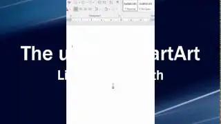 Inserting SmartArt in Microsoft Word