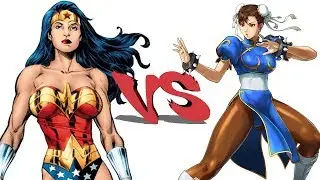 🎮 MUGEN DC vs STREET FIGHTER - WONDER WOMAN vs CHUNLI 🎮