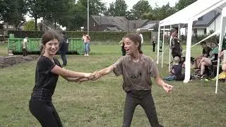 Modder en kabelbaan bij KVW Panningen