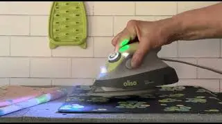 Oliso Mini Iron Demo (M3Pro Project Iron for Australia and NZ) Pistachio Green | Sew Much Easier