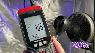 AH-LightFan can control the speed of AC Infinity Small Clip Fan #growlightcontroller