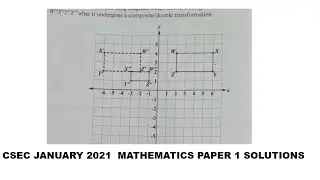 CSEC  January 2021 Mathematics paper 1 complete solution