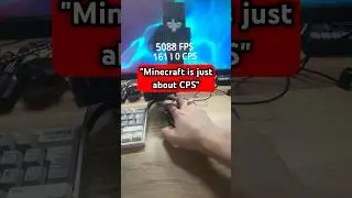 Minecraft is just about CPS 🤓 #shorts