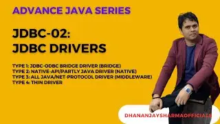 JDBC-02: JDBC Drivers | Advanced Java Tutorial in Hindi