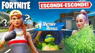 ESCONDE-ESCONDE com MINHAS IRMÃS NO FORTNITE! -Só Por Causa