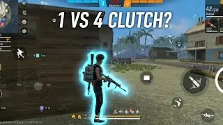 1 vs 4 Clutch😈noob player vs Pro player😇 #freefire #viral 