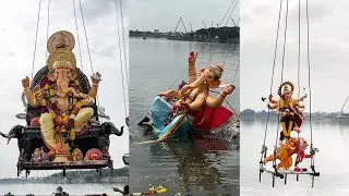 Ganesh Nimajjanam 2025 | Lord Ganesha Visarjan in tankbund 2025 | Ganapathi Bappa visarjan 