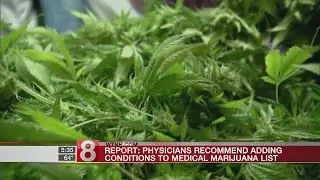 Doctors recommend adding more conditions to medical Marijuana list