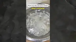 Must try facial at home🤩 #skincare #facialathomestepbystep #shorts #ytshorts
