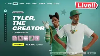 🔴*NEW* Fortnite TYLER, THE CREATOR ITEM SHOP OUT NOW November 14! (Chapter 6 LIVE)
