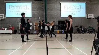The Kissing Bridge - RSCDS Paris - Mixed Team - Newcastle Festival 2020