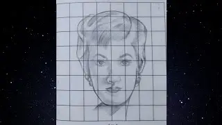 Tutorial  । Portrait With Grid Pattern Method ।