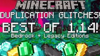*BEST* 1.14 DUPLICATION GLITCHES For BEDROCK + LEGACY! All Platforms PS4 BEDROCK, Xbox Switch Mobile