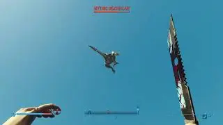 First Deathclaw in space! [Fallout 4 Glitch - Nuka World]