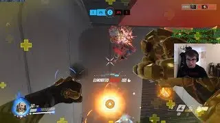 Токсичный бог Смерти из Overwatch Чипса встречает худшего танкиста