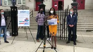 Tai Abrams Speaks at Patzer Presser on $3,000,000 donation to public school students (SHSAT)
