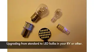 RV LED upgrade from standard to LED bulbs.