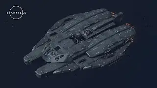Starfield Ship Building Guide - Using the Cabot C4 Bridge with no interior ladders!