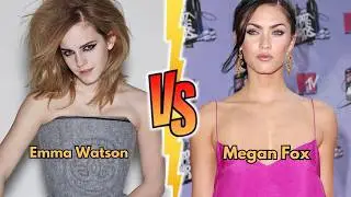 Megan Fox and Emma Watson Evolution - Shocking changes😱which one؟