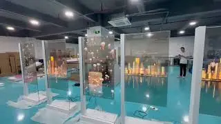 Transparent dispaly a screen but also a landscape Ultra-clear images float on a Transparent Screen