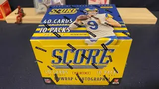 2022 Score Football Hobby Box. 4 autos and a nice SSP hit!