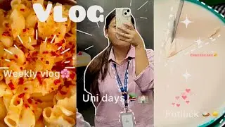 VLOG✨uni days📚 potluck picnic🍛 self care sunday ☀️