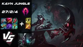 JUNGLE Kayn vs Ekko - NA Grandmaster Patch 25.S1.5